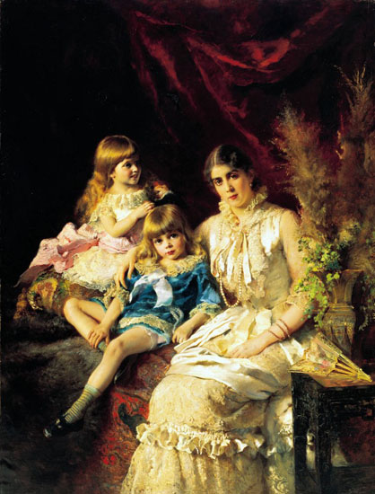 К.Маковский. Семейный портрет