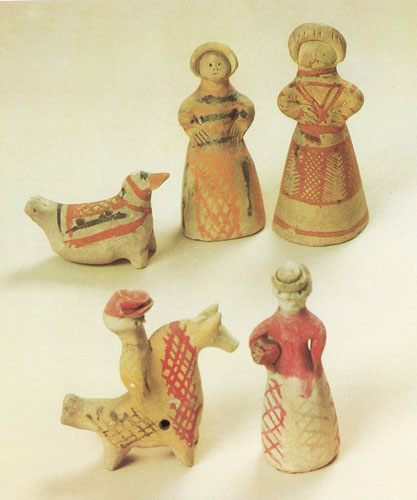 Народные глиняные игрушки. XX век. Инжавинье, Кожля